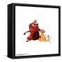 Gallery Pops Disney The Lion King - Pumbaa, Timon and Simba Wall Art-Trends International-Framed Stretched Canvas