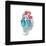 Gallery Pops Disney The Little Mermaid - Ariel and Flounder Watercolor Wall Art-Trends International-Framed Gallery Pops