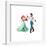 Gallery Pops Disney The Little Mermaid - Ariel and Prince Eric Wall Art-Trends International-Framed Gallery Pops