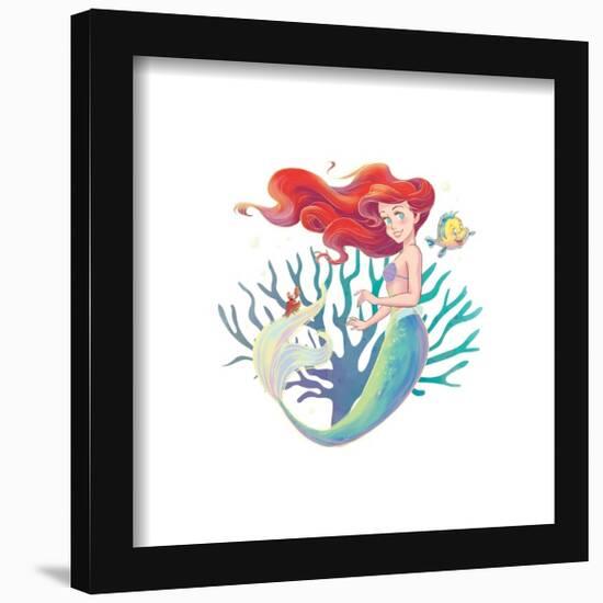 Gallery Pops Disney The Little Mermaid - Ariel, Sebastian, and Flounder Wall Art-Trends International-Framed Gallery Pops