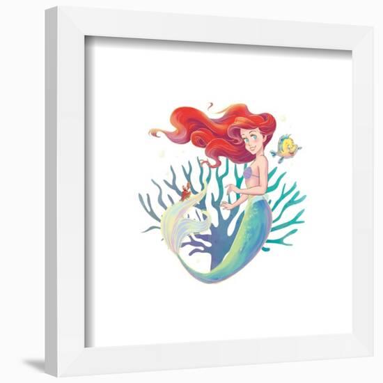 Gallery Pops Disney The Little Mermaid - Ariel, Sebastian, and Flounder Wall Art-Trends International-Framed Gallery Pops