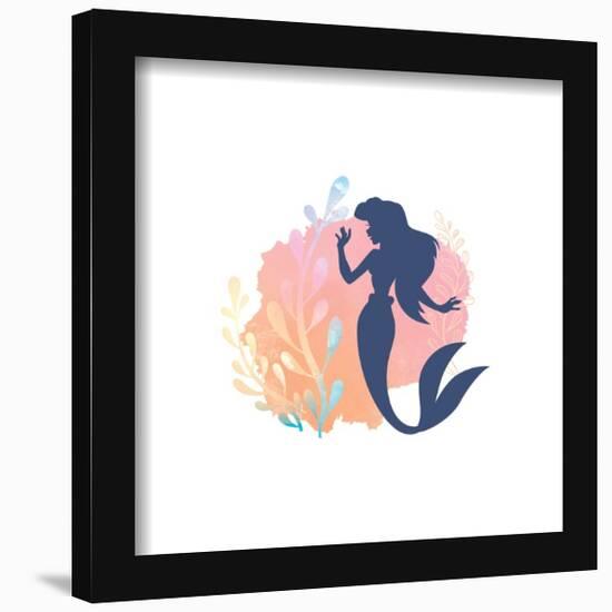 Gallery Pops Disney The Little Mermaid - Ariel Sunset Silhouette Wall Art-Trends International-Framed Gallery Pops