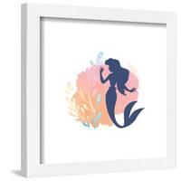 Gallery Pops Disney The Little Mermaid - Ariel Sunset Silhouette Wall Art-Trends International-Framed Gallery Pops