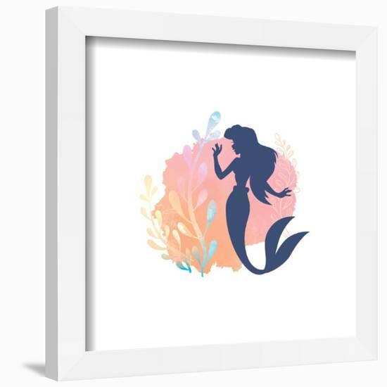 Gallery Pops Disney The Little Mermaid - Ariel Sunset Silhouette Wall Art-Trends International-Framed Gallery Pops