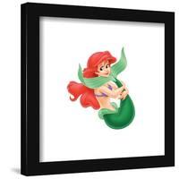 Gallery Pops Disney The Little Mermaid - Ariel Swimming Wall Art-Trends International-Framed Gallery Pops