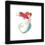 Gallery Pops Disney The Little Mermaid - Ariel Watercolor Portrait Wall Art-Trends International-Framed Gallery Pops