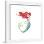 Gallery Pops Disney The Little Mermaid - Ariel Watercolor Portrait Wall Art-Trends International-Framed Gallery Pops