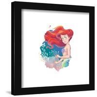 Gallery Pops Disney The Little Mermaid - Ariel Watercolor Wall Art-Trends International-Framed Gallery Pops