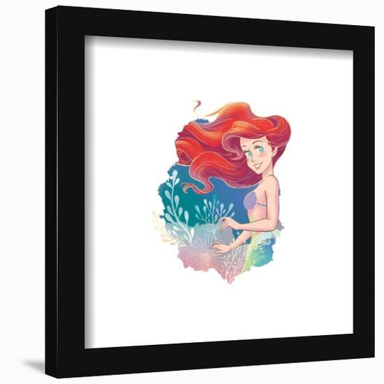 Gallery Pops Disney The Little Mermaid - Ariel Watercolor Wall Art-Trends International-Framed Gallery Pops