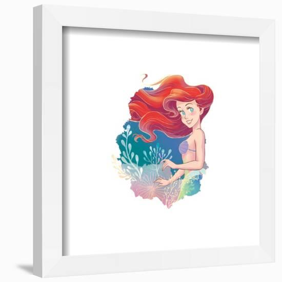 Gallery Pops Disney The Little Mermaid - Ariel Watercolor Wall Art-Trends International-Framed Gallery Pops