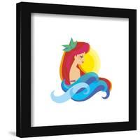 Gallery Pops Disney The Little Mermaid - Ariel Waves Wall Art-Trends International-Framed Gallery Pops