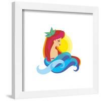 Gallery Pops Disney The Little Mermaid - Ariel Waves Wall Art-Trends International-Framed Gallery Pops