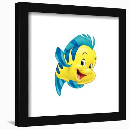 Gallery Pops Disney The Little Mermaid - Flounder Wall Art-Trends International-Framed Gallery Pops