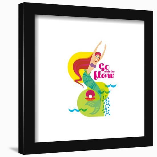 Gallery Pops Disney The Little Mermaid - Go With The Flow Wall Art-Trends International-Framed Gallery Pops