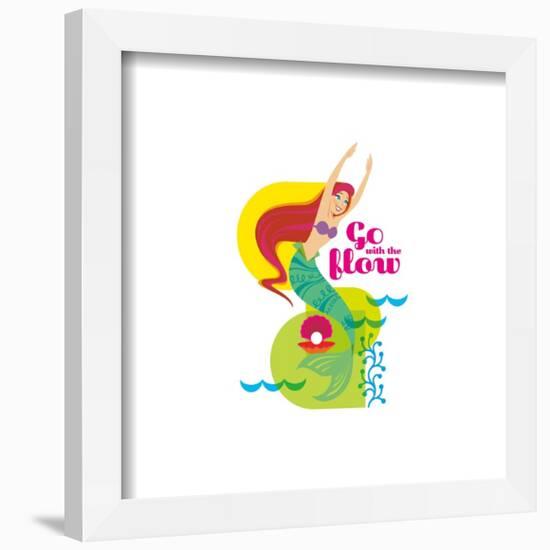 Gallery Pops Disney The Little Mermaid - Go With The Flow Wall Art-Trends International-Framed Gallery Pops