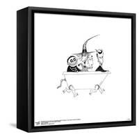 Gallery Pops Disney Tim Burton's The Nightmare Before Christmas - Bathtub Wall Art-Trends International-Framed Stretched Canvas