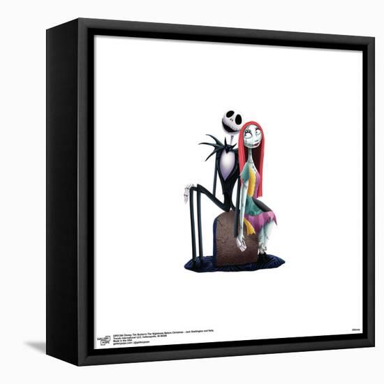 Gallery Pops Disney Tim Burton's The Nightmare Before Christmas - Couple Wall Art-Trends International-Framed Stretched Canvas