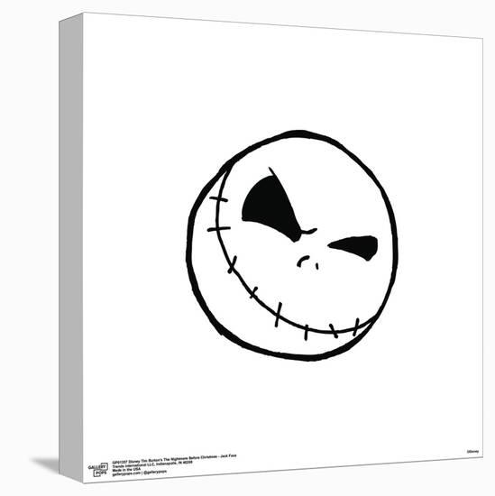 Gallery Pops Disney Tim Burton's The Nightmare Before Christmas - Face Wall Art-Trends International-Stretched Canvas