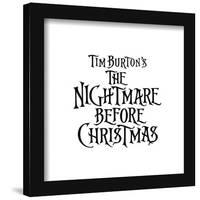 Gallery Pops Disney Tim Burton's The Nightmare Before Christmas - Logo Wall Art-Trends International-Framed Gallery Pops