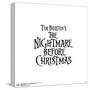 Gallery Pops Disney Tim Burton's The Nightmare Before Christmas - Logo Wall Art-Trends International-Stretched Canvas