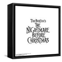 Gallery Pops Disney Tim Burton's The Nightmare Before Christmas - Logo Wall Art-Trends International-Framed Stretched Canvas