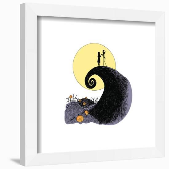 Gallery Pops Disney Tim Burton's The Nightmare Before Christmas - Moon Wall Art-Trends International-Framed Gallery Pops