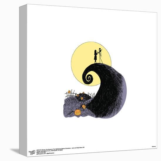Gallery Pops Disney Tim Burton's The Nightmare Before Christmas - Moon Wall Art-Trends International-Stretched Canvas