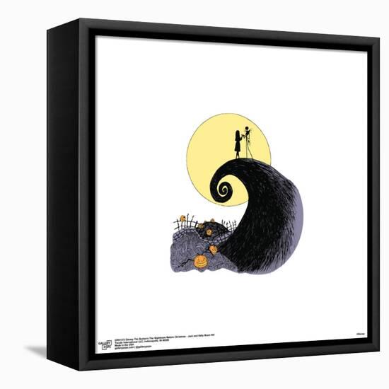 Gallery Pops Disney Tim Burton's The Nightmare Before Christmas - Moon Wall Art-Trends International-Framed Stretched Canvas