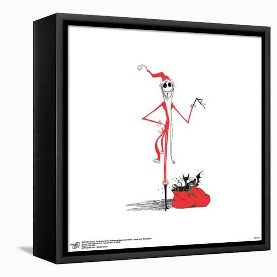 Gallery Pops Disney Tim Burton's The Nightmare Before Christmas - Santa Wall Art-Trends International-Framed Stretched Canvas