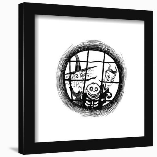 Gallery Pops Disney Tim Burton's The Nightmare Before Christmas - Window Wall Art-Trends International-Framed Gallery Pops