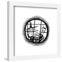 Gallery Pops Disney Tim Burton's The Nightmare Before Christmas - Window Wall Art-Trends International-Framed Gallery Pops