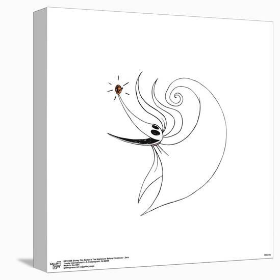 Gallery Pops Disney Tim Burton's The Nightmare Before Christmas - Zero Wall Art-Trends International-Stretched Canvas