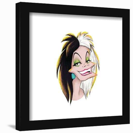 Gallery Pops Disney Villains - Cruella De Vil Portrait Wall Art-Trends International-Framed Gallery Pops