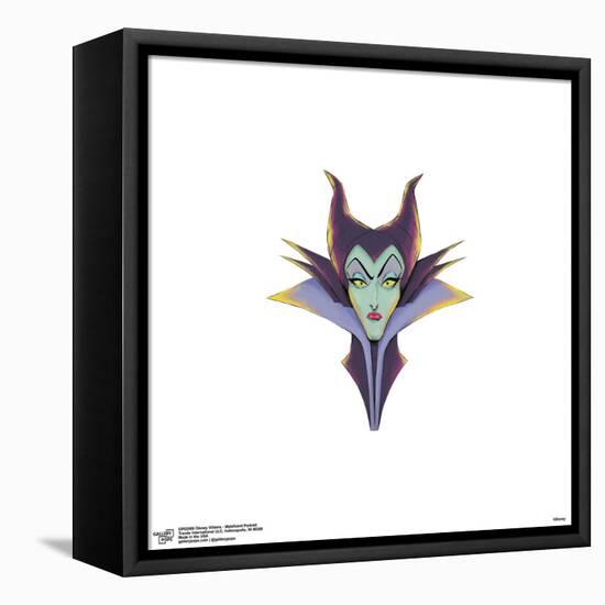 Gallery Pops Disney Villains - Maleficent Portrait Wall Art-Trends International-Framed Stretched Canvas