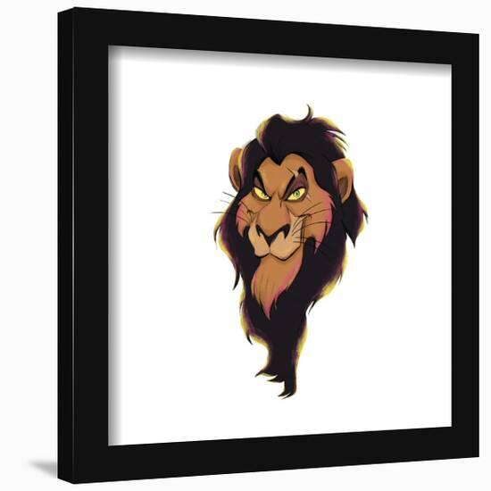 Gallery Pops Disney Villains - Scar Portrait Wall Art-Trends International-Framed Gallery Pops