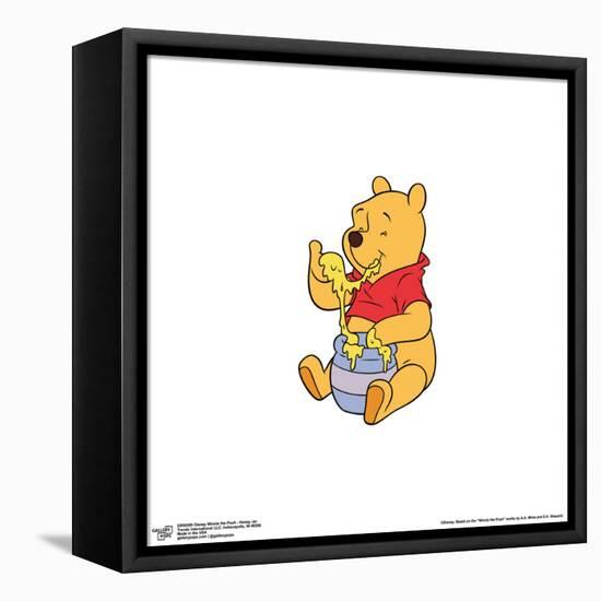 Gallery Pops Disney Winnie Disney The Pooh - Honey Jar Wall Art-Trends International-Framed Stretched Canvas