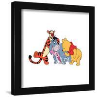 Gallery Pops Disney Winnie Disney The Pooh - Huddled Up Wall Art-Trends International-Framed Gallery Pops