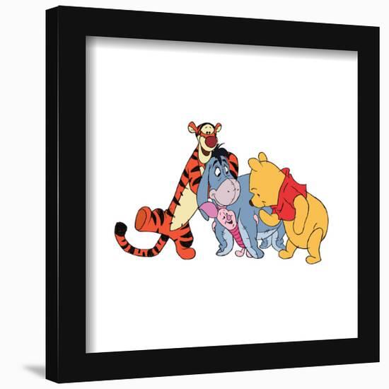 Gallery Pops Disney Winnie Disney The Pooh - Huddled Up Wall Art-Trends International-Framed Gallery Pops