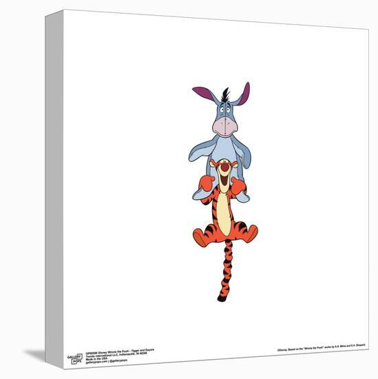 Gallery Pops Disney Winnie Disney The Pooh - Tigger and Eeyore Wall Art-Trends International-Stretched Canvas