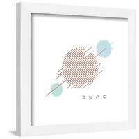 Gallery Pops Dune - Dune Two Moons Line Art Graphic Wall Art-Trends International-Framed Gallery Pops