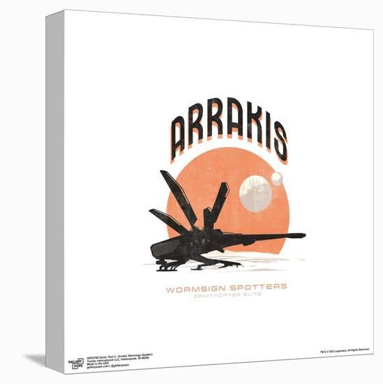 Gallery Pops Dune: Part Two - Arrakis Wormsign Spotters Wall Art-Trends International-Stretched Canvas