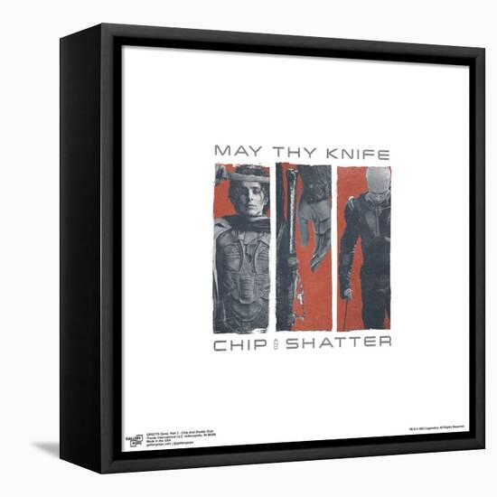 Gallery Pops Dune: Part Two - Chip And Shatter Duel Wall Art-Trends International-Framed Stretched Canvas