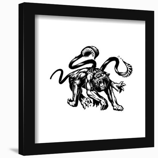 Gallery Pops Dungeons & Dragons - Classic Displacer Beast Wall Art-Trends International-Framed Gallery Pops