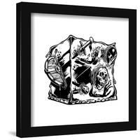 Gallery Pops Dungeons & Dragons - Classic Gelatinous Cube Wall Art-Trends International-Framed Gallery Pops