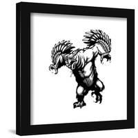 Gallery Pops Dungeons & Dragons - Classic Owlbear Wall Art-Trends International-Framed Gallery Pops