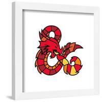 Gallery Pops Dungeons & Dragons: Honor Among Thieves - Ampersand Mosaic Wall Art-Trends International-Framed Gallery Pops