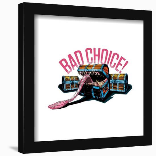 Gallery Pops Dungeons & Dragons: Honor Among Thieves - Bad Choice Mimic Wall Art-Trends International-Framed Gallery Pops