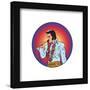 Gallery Pops Elvis Presley - Aloha From Hawaii Illustrated Badge Wall Art-Trends International-Framed Gallery Pops