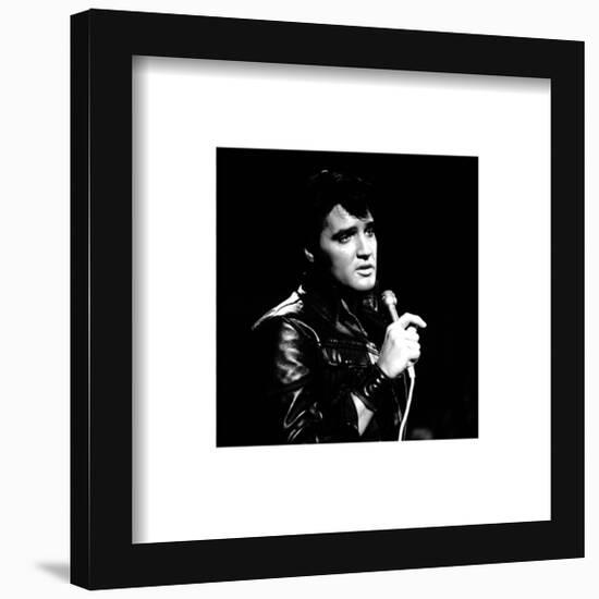 Gallery Pops Elvis Presley - Black Leather Comeback Special Photo  Wall Art-Trends International-Framed Gallery Pops