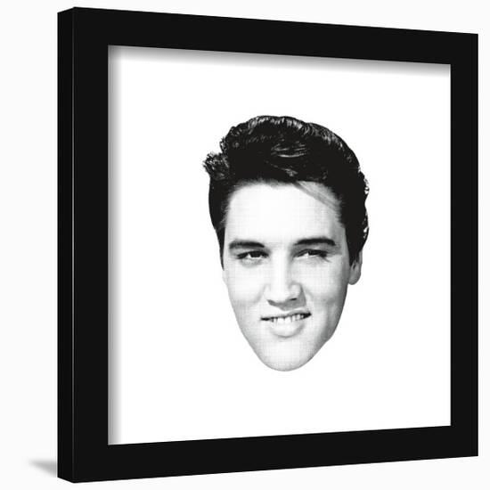 Gallery Pops Elvis Presley - Elvis Headshot Graphic Wall Art-Trends International-Framed Gallery Pops